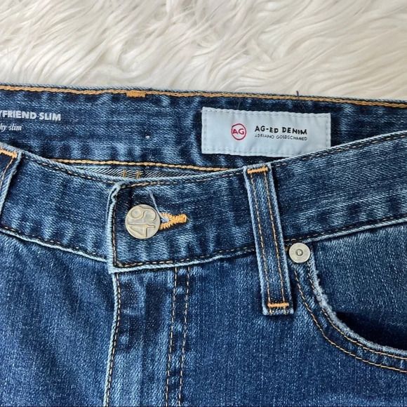NWOT AG Ex-Boyfriend Slouchy Slim Boyfriend Jeans 11 Years Interrupted Denim 27 - Picture 7 of 11